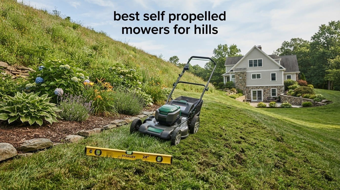 best self propelled mowers for hills