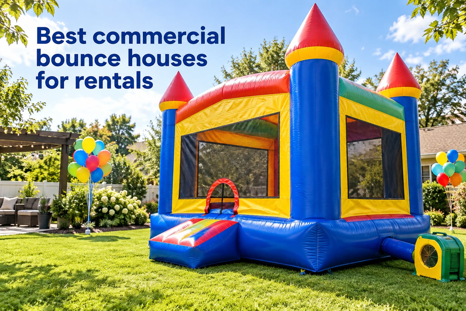 Best commercial bounce houses for rentals