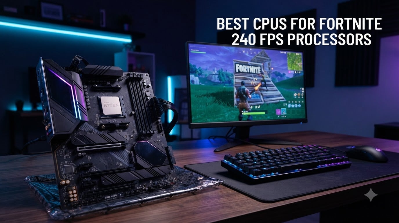 best cpus for fortnite 240 fps processors