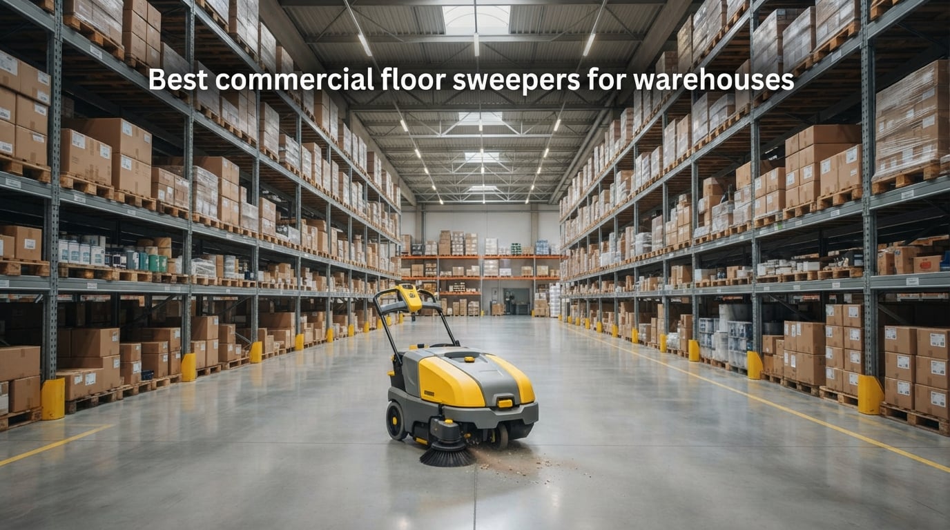 Best commercial floor sweepers for warehouses