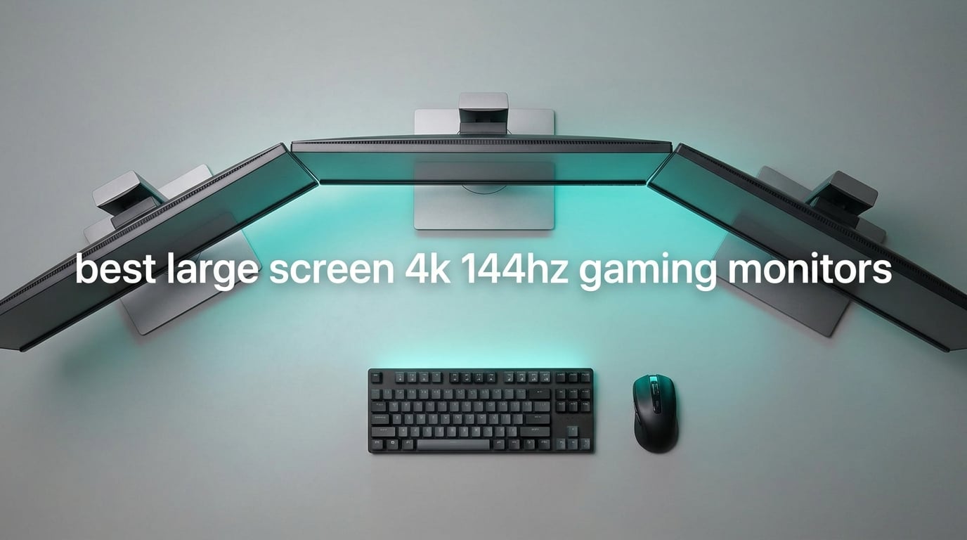 best large screen 4k 144hz gaming monitors