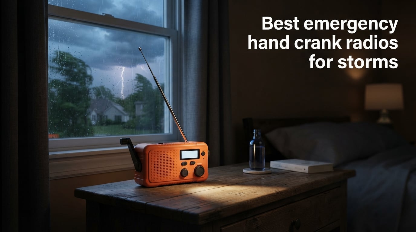 Best emergency hand crank radios for storms