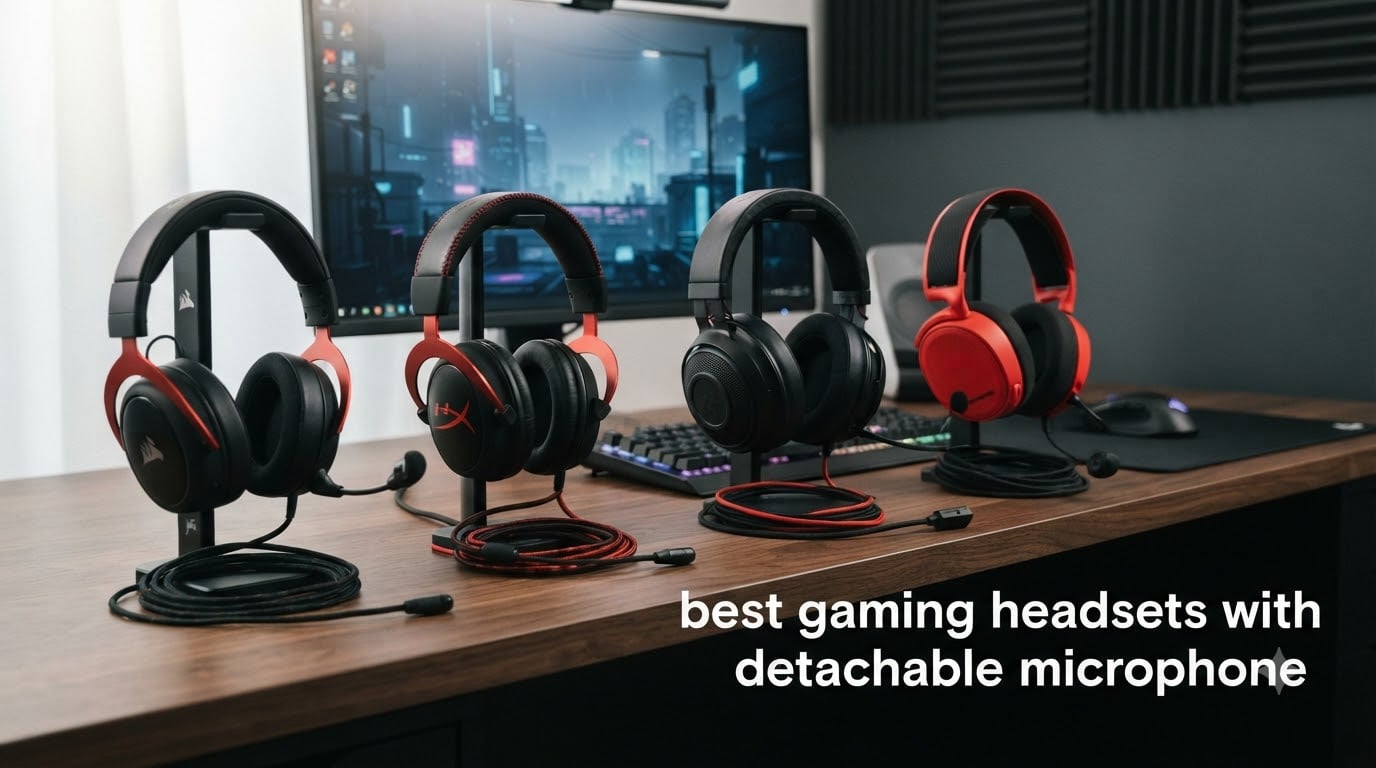 best gaming headsets with detachable microphone