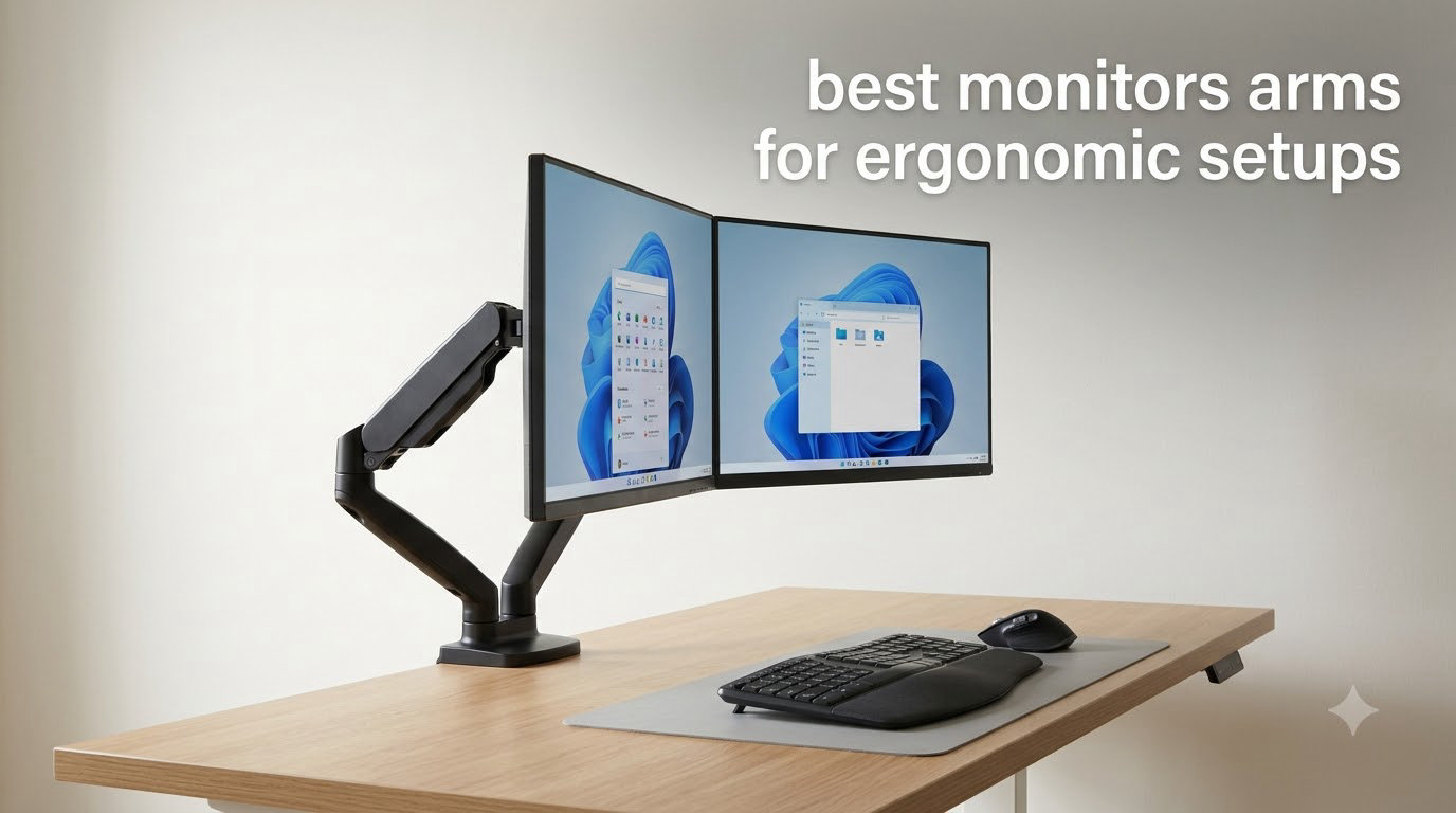 best monitors arms for ergonomic setups