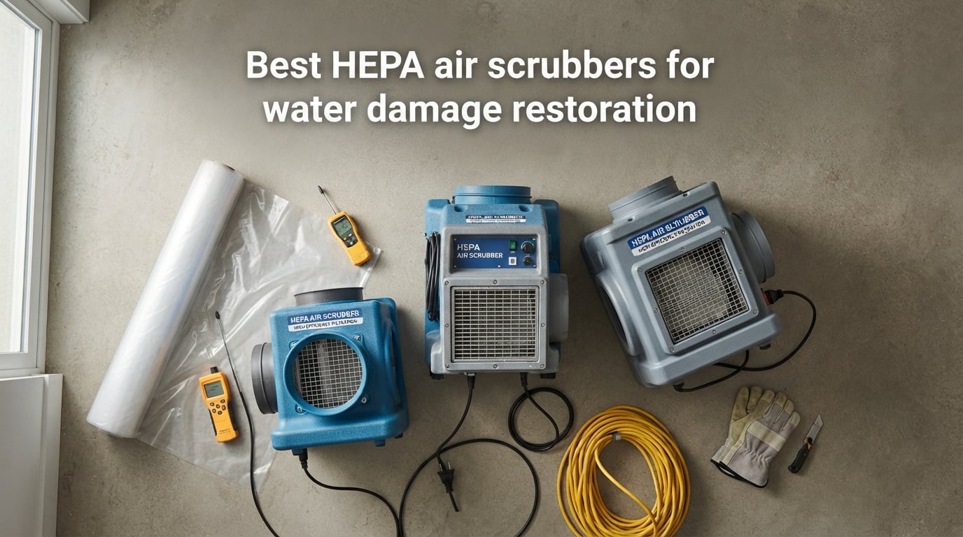 Best HEPA air scrubbers for water damage restoration