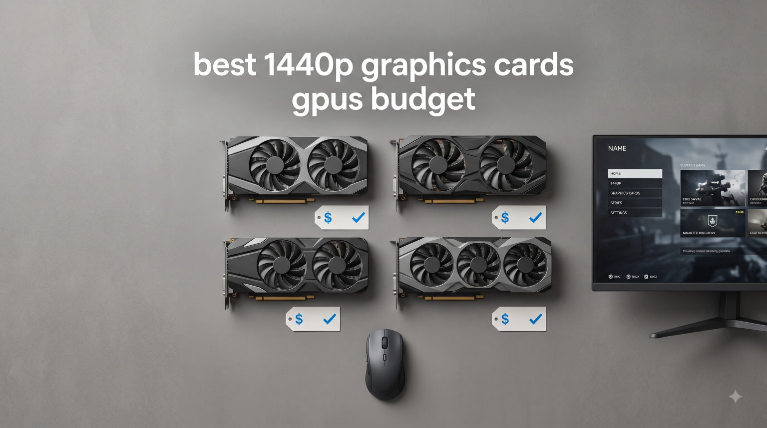 best 1440p graphics cards gpus budget