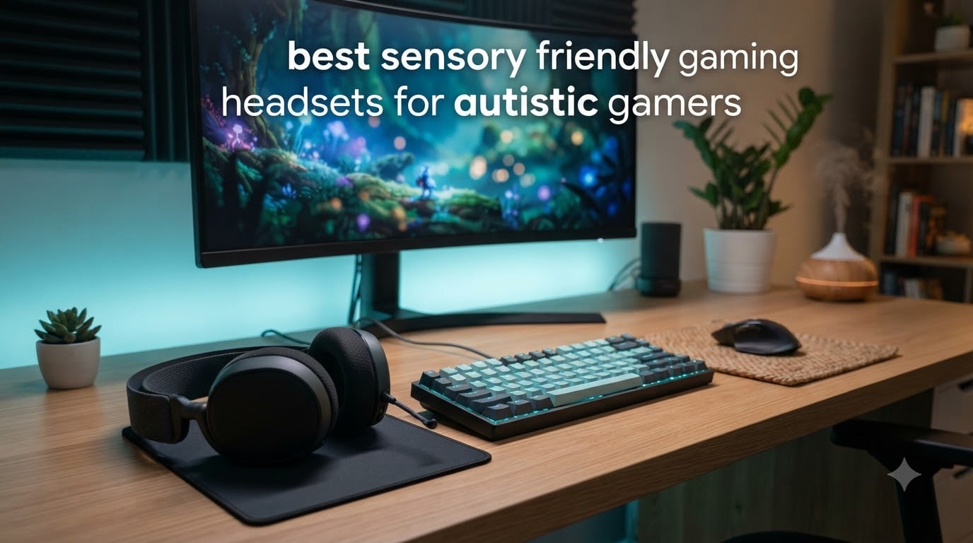best sensory friendly gaming headsets for autistic gamers