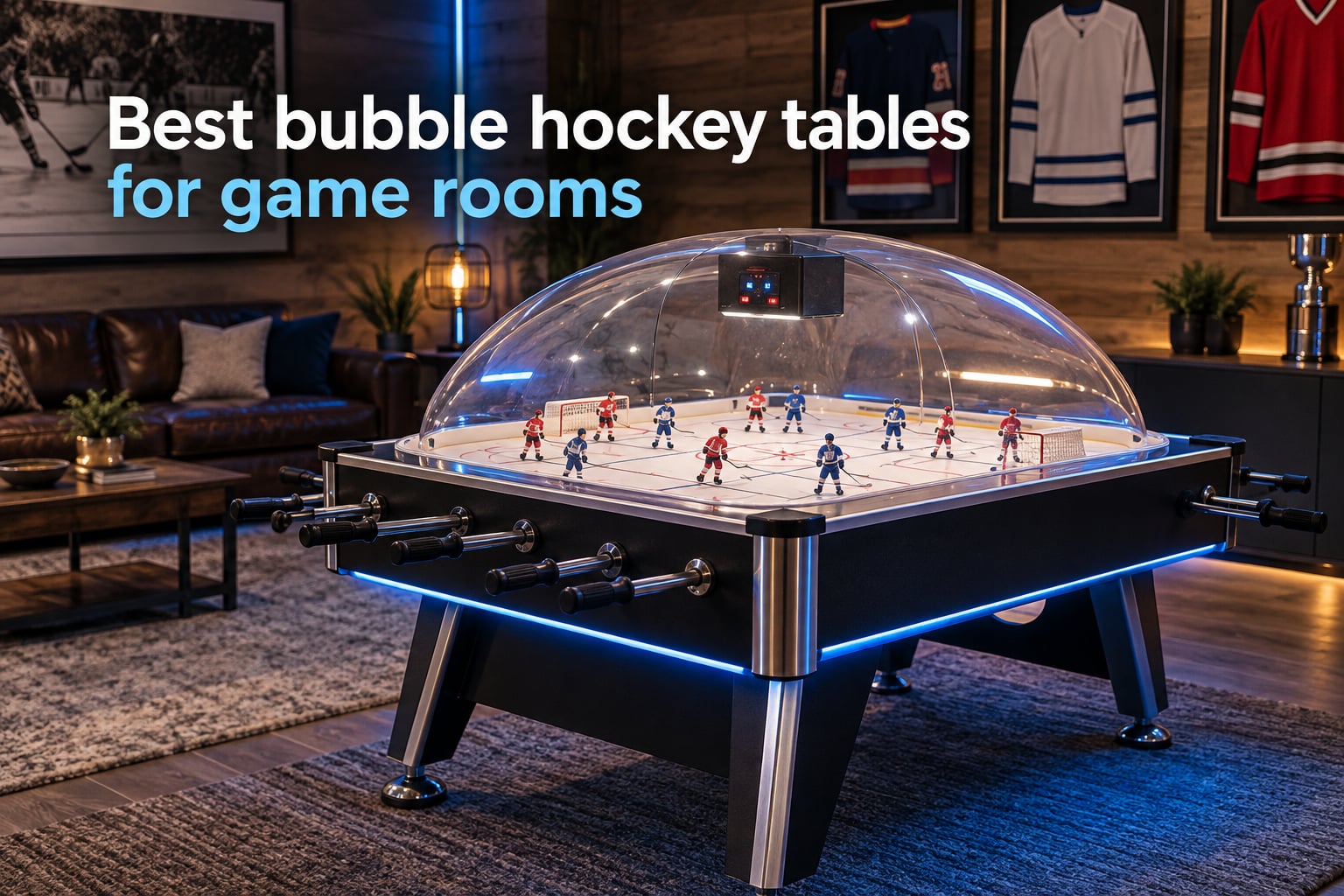 Best bubble hockey tables for game rooms