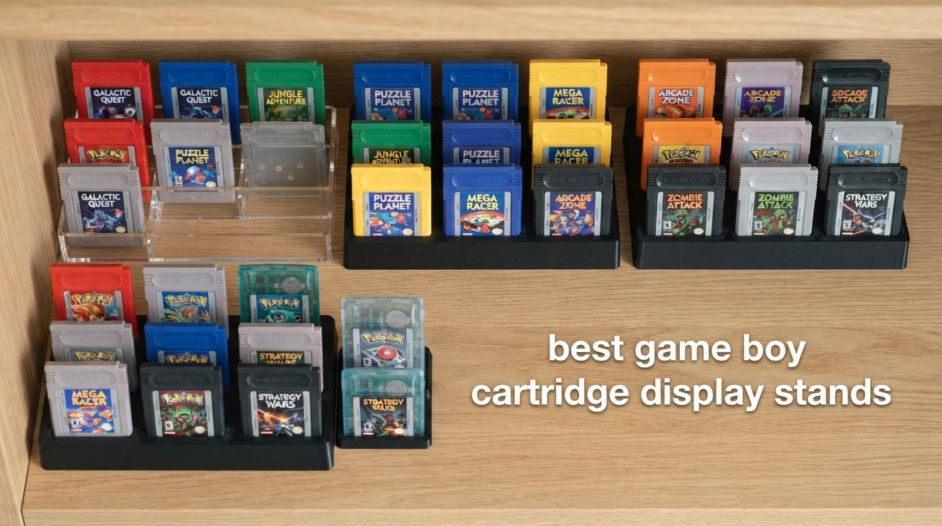 best game boy cartridge display stands