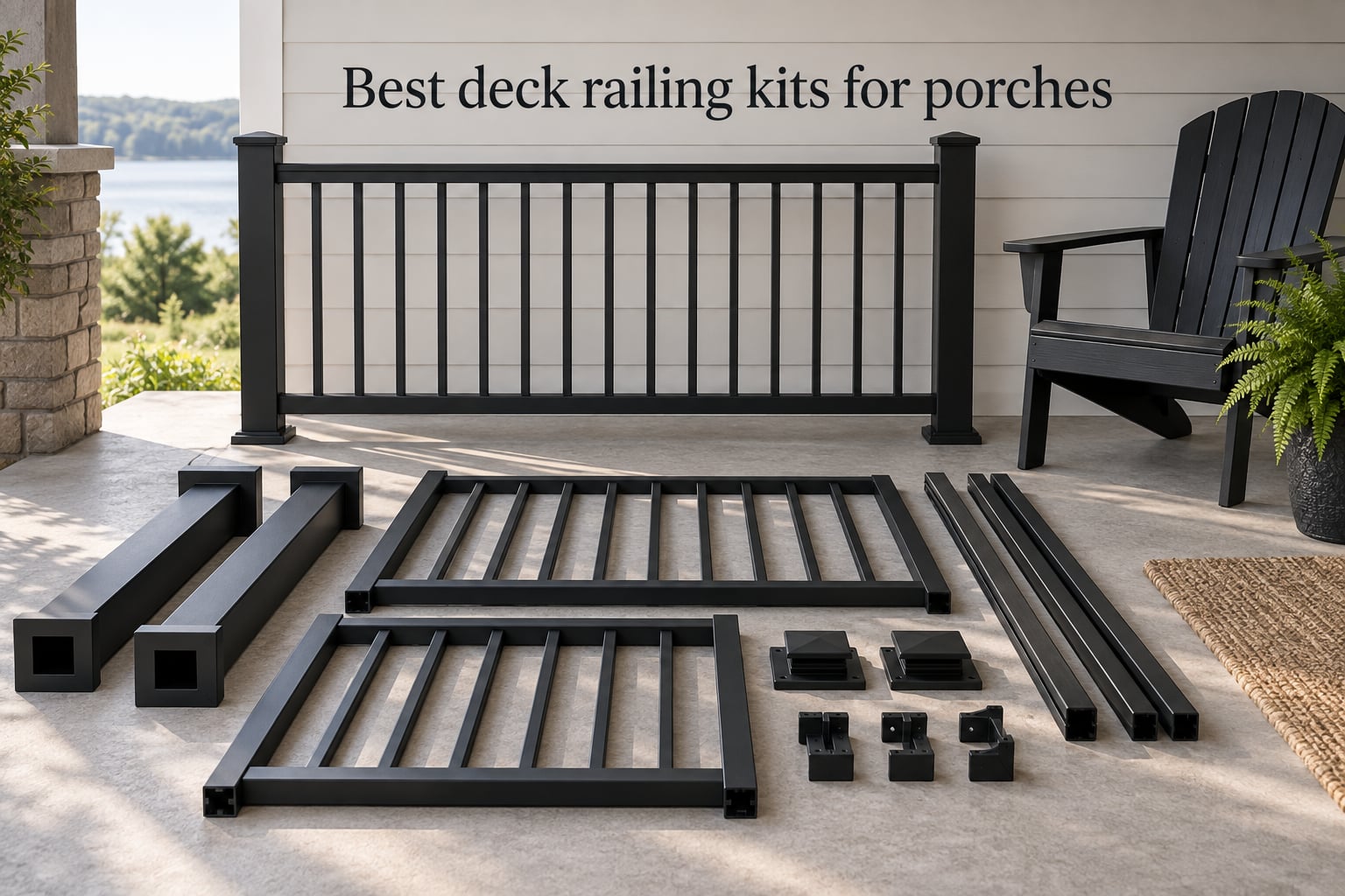 Best deck railing kits for porches
