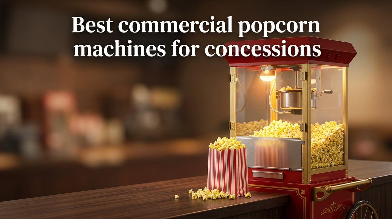 Best commercial popcorn machines for concessions