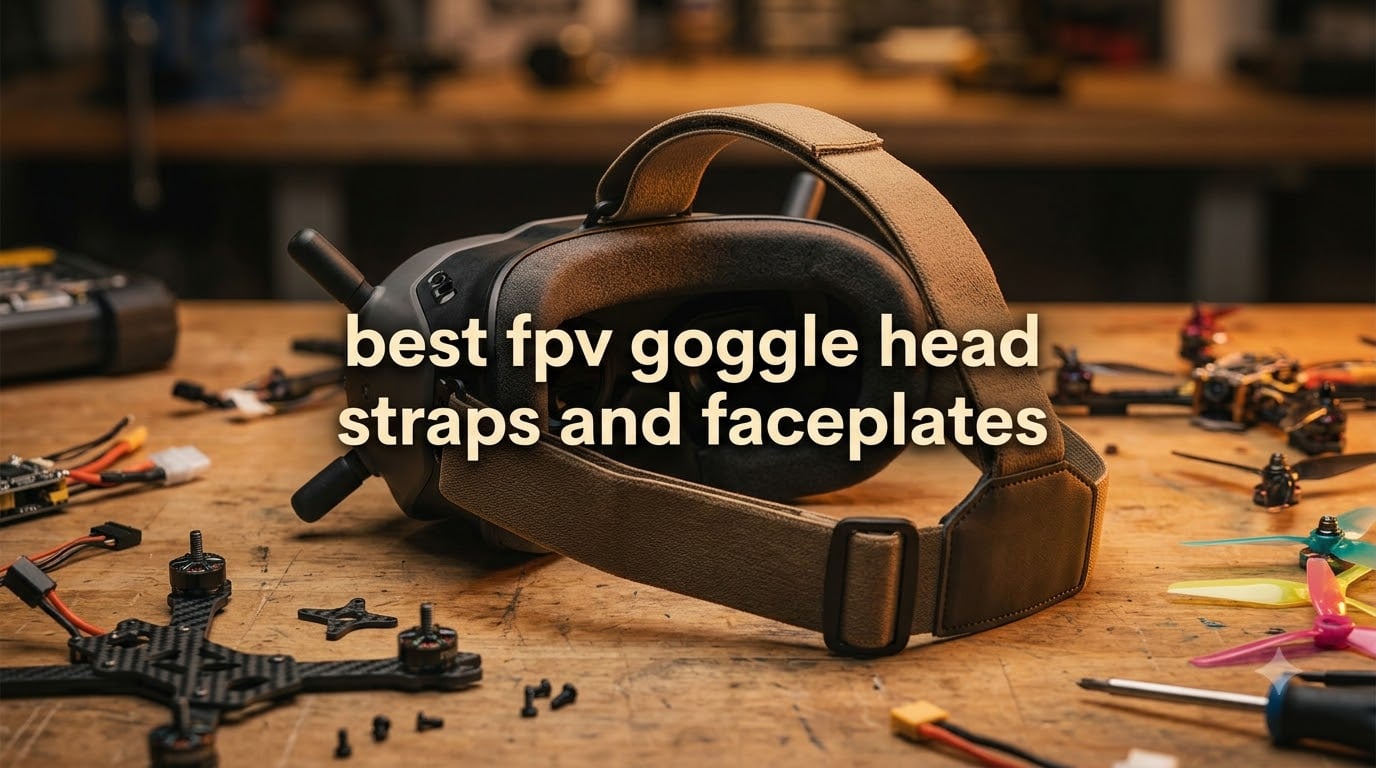 best fpv goggle head straps and faceplates