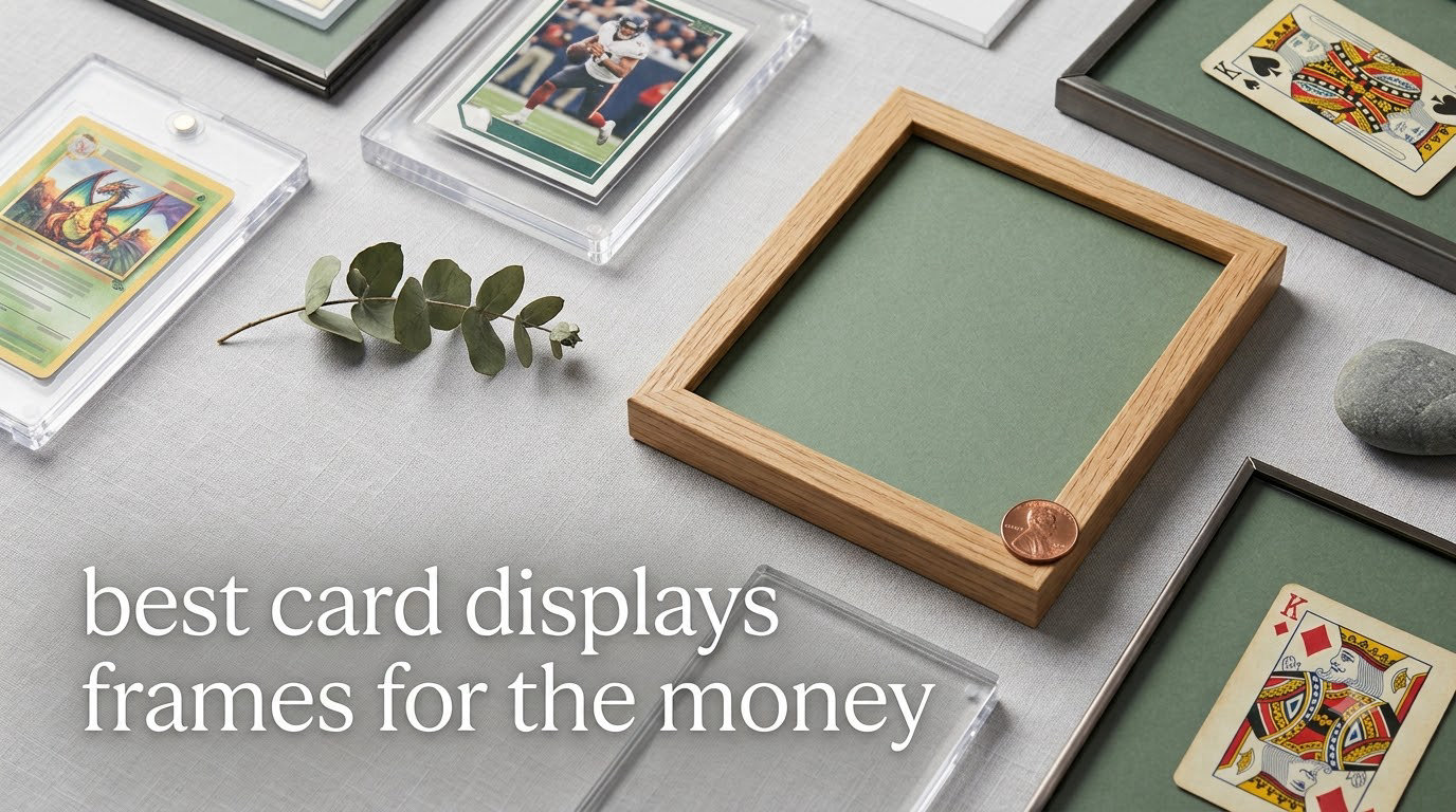 best card displays frames for the money