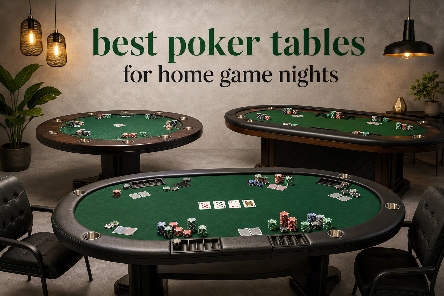 best poker tables for home game nights