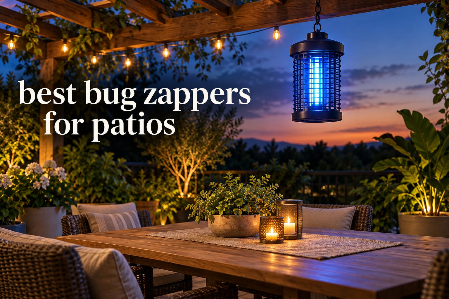 best bug zappers for patios