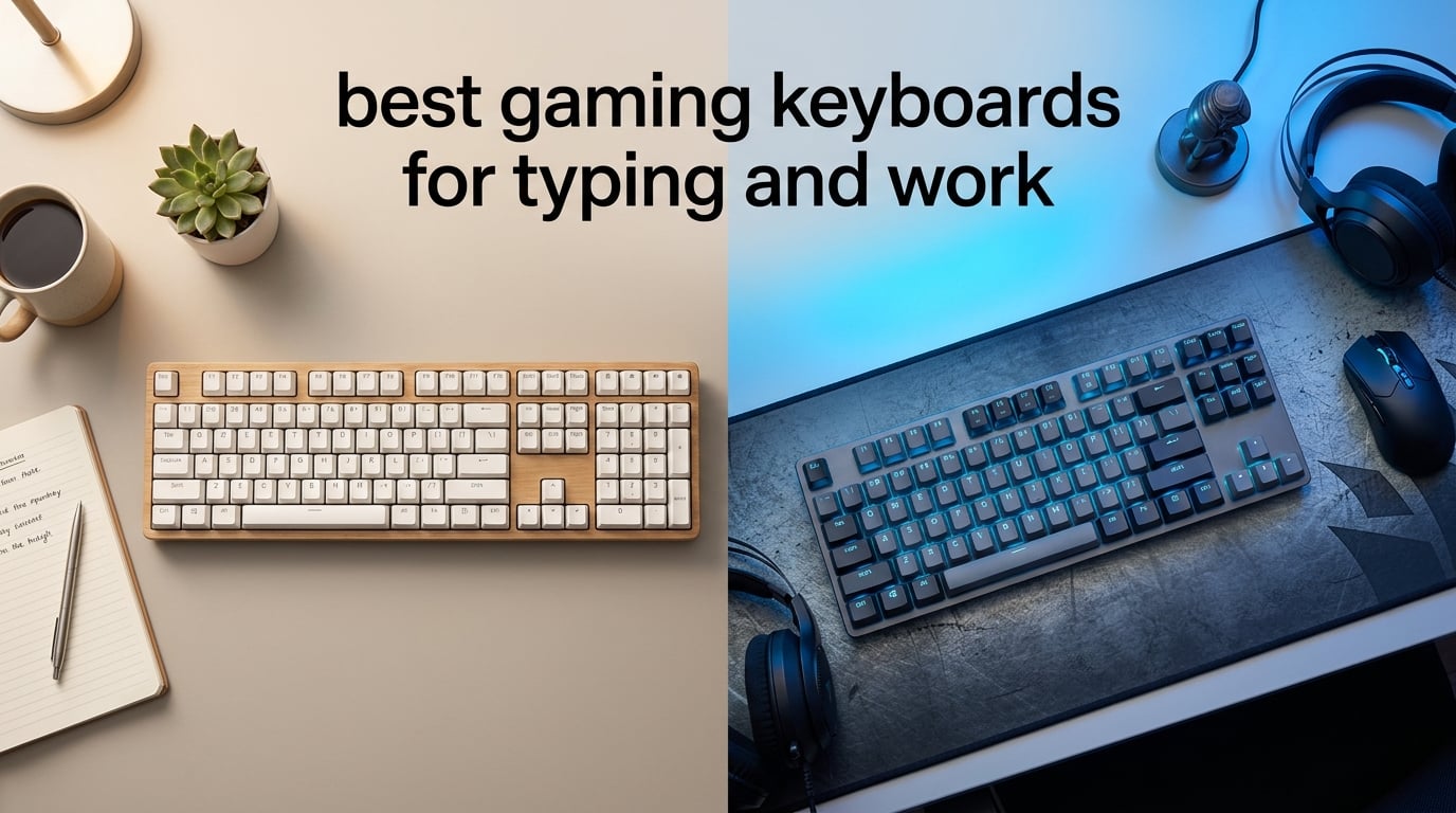 best gaming keyboards for typing and work