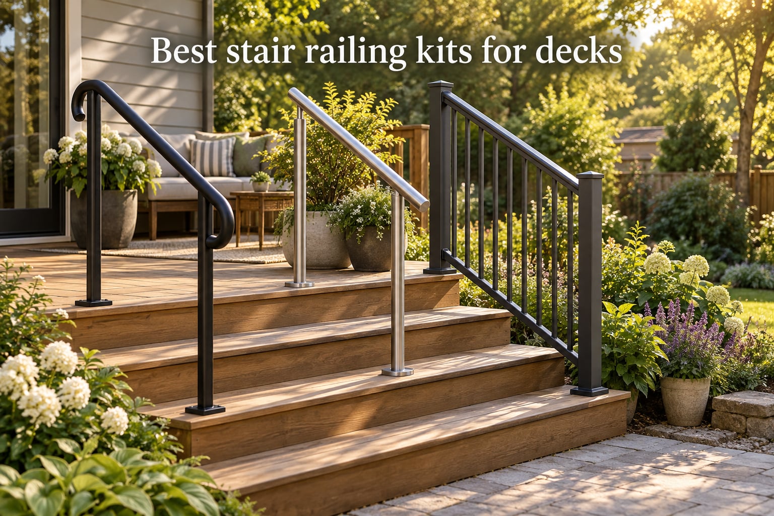 Best stair railing kits for decks