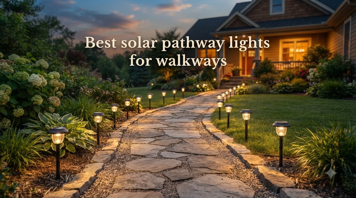 Best solar pathway lights for walkways