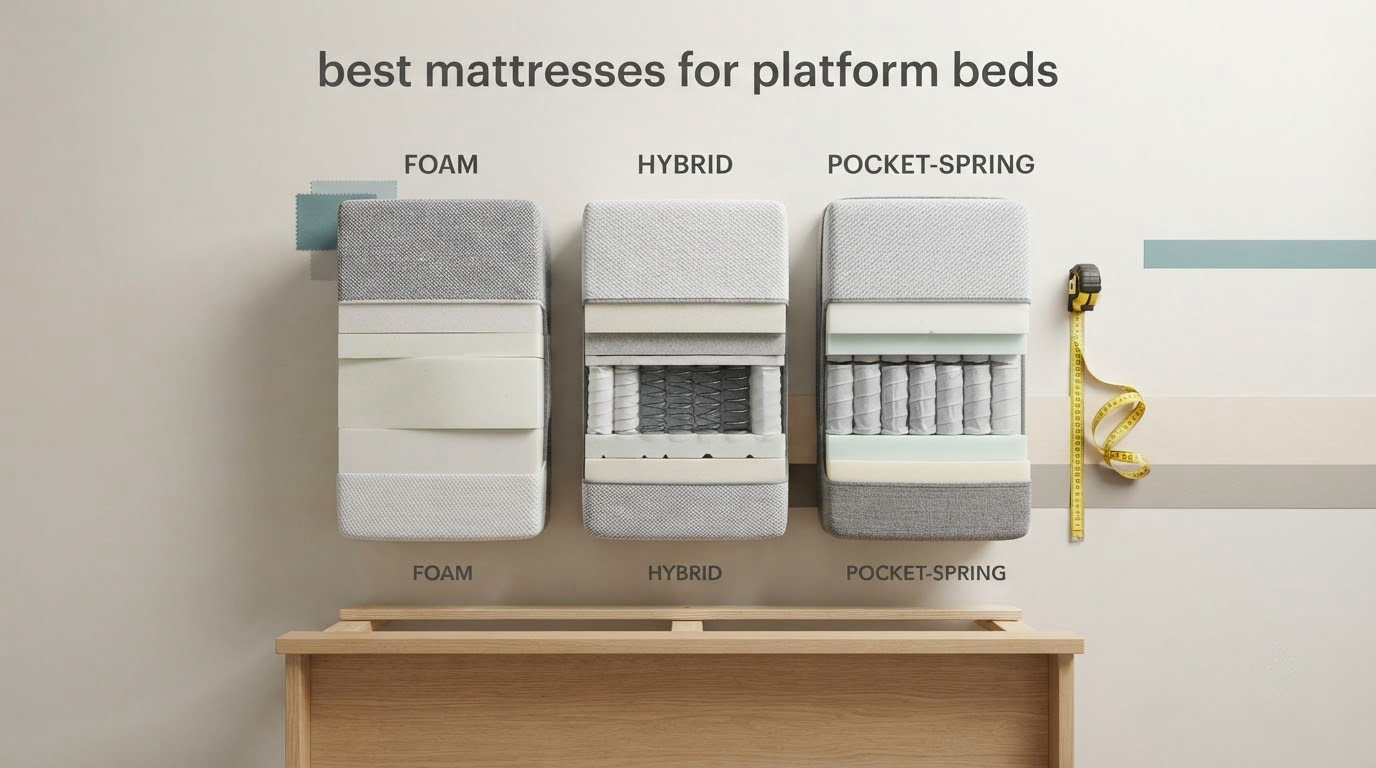 best mattresses for platform beds