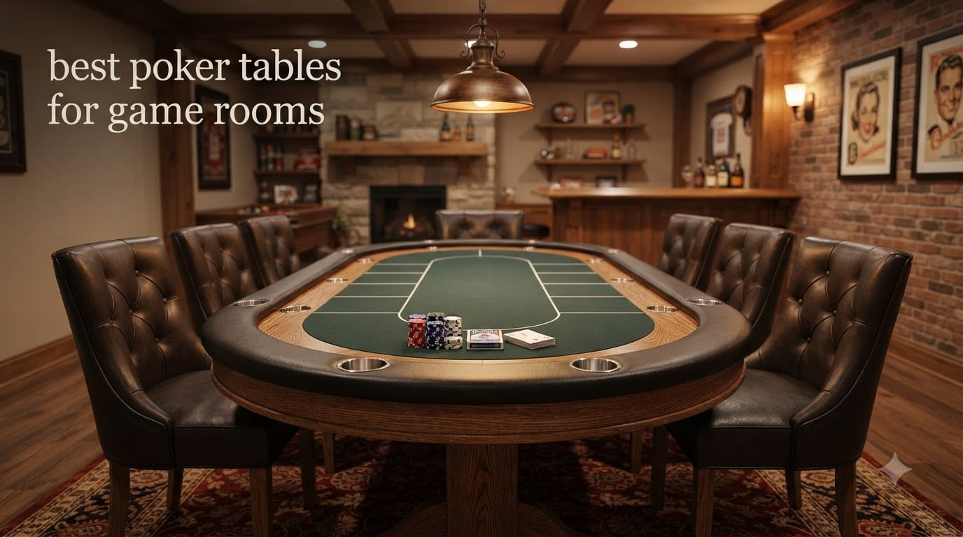 best poker tables for game rooms