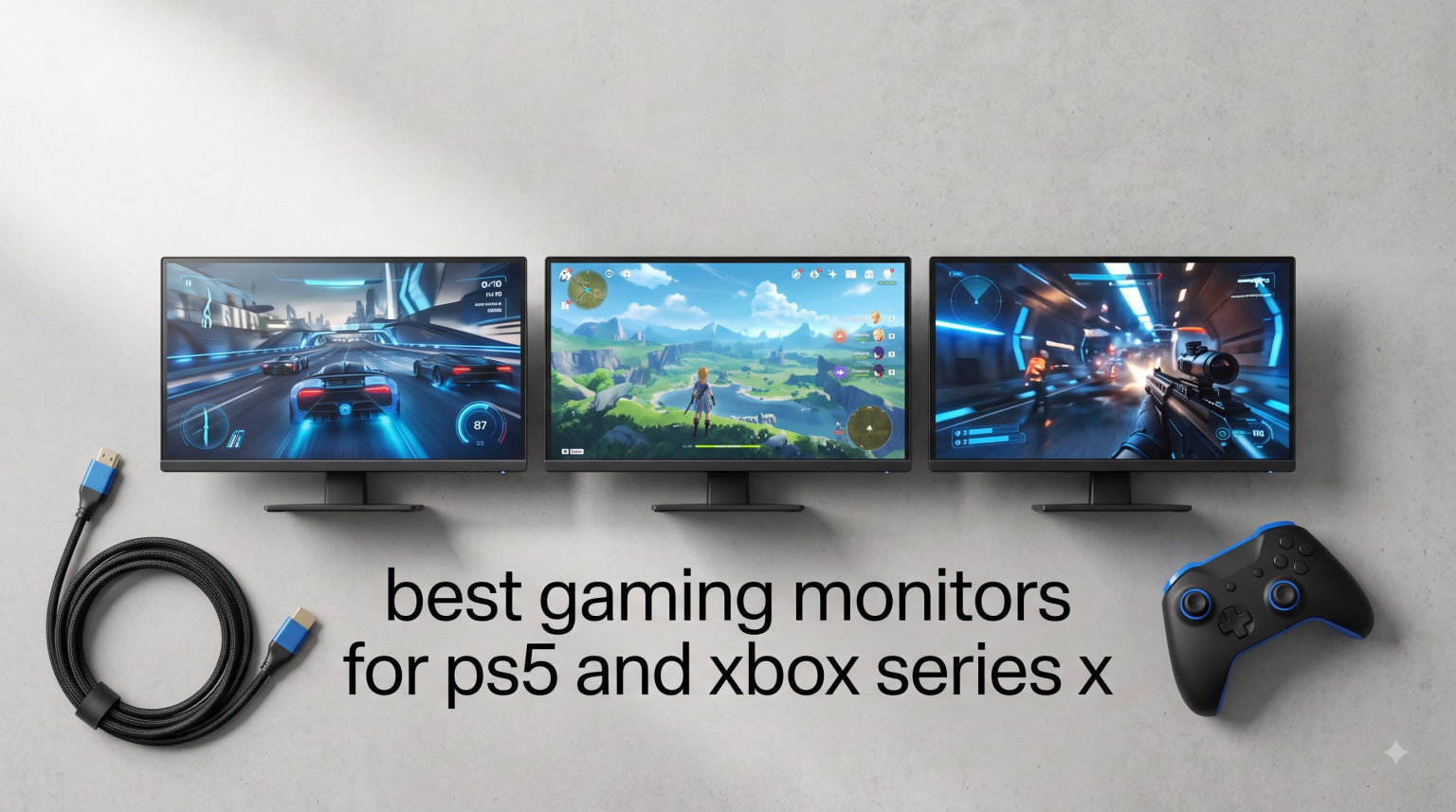 best gaming monitors for ps5 and xbox series x