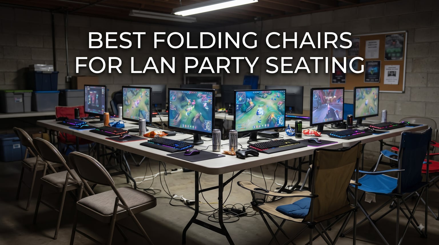 best folding chairs for lan party seating
