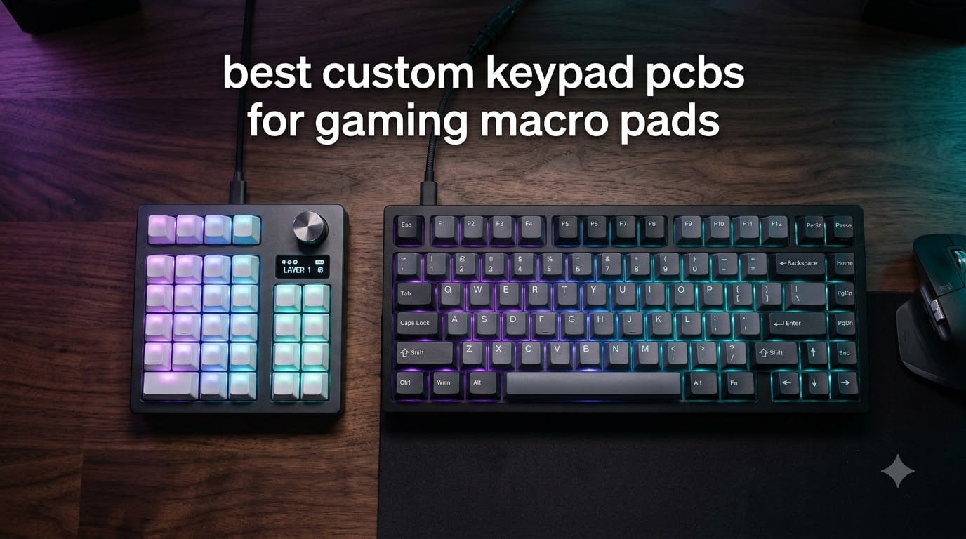 best custom keypad pcbs for gaming macro pads