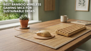 best bamboo wireless gaming mice for sustainable desks
