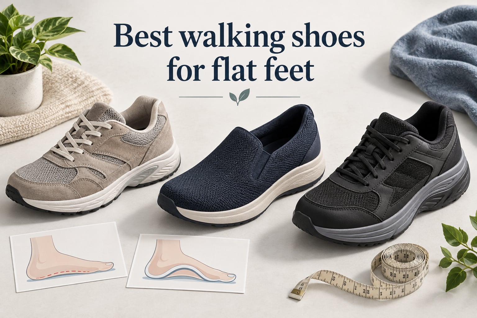 Best walking shoes for flat feet