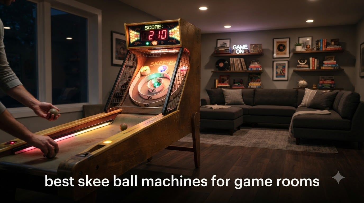 best skee ball machines for game rooms