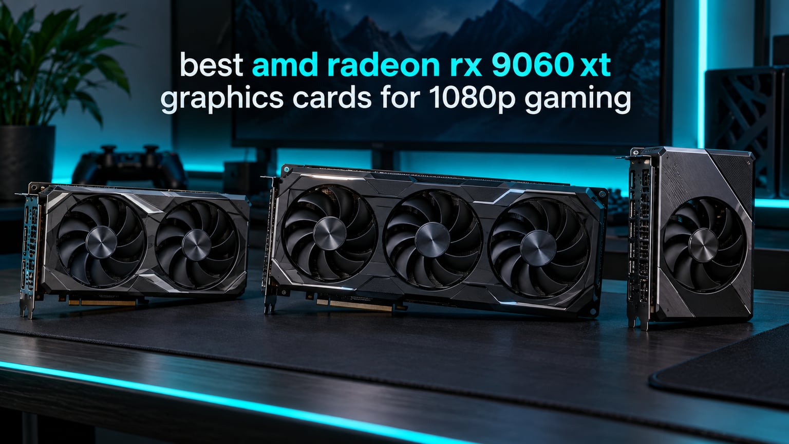best amd radeon rx 9060 xt graphics cards for 1080p gaming