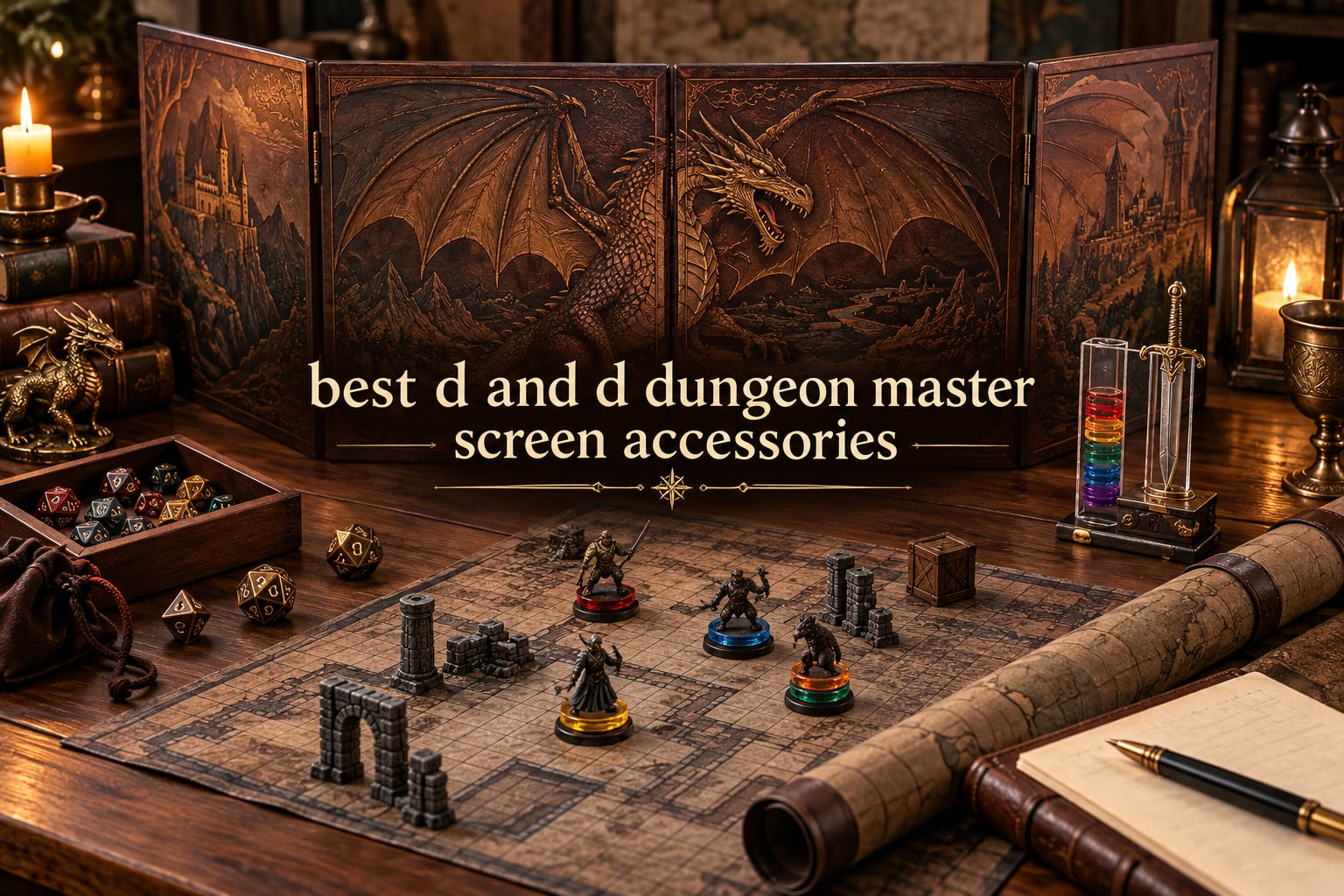 best d and d dungeon master screen accessories