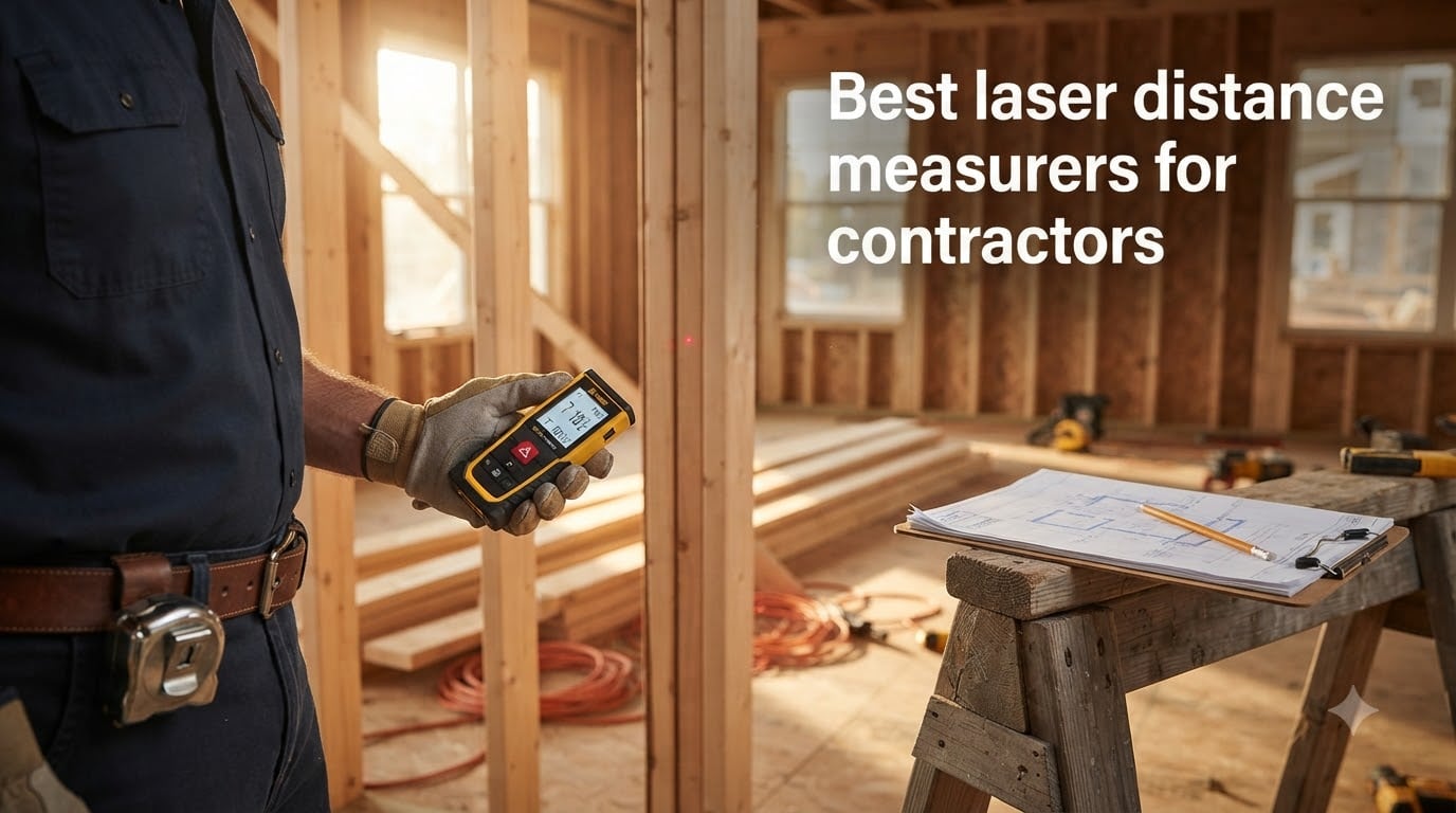 Best laser distance measurers for contractors
