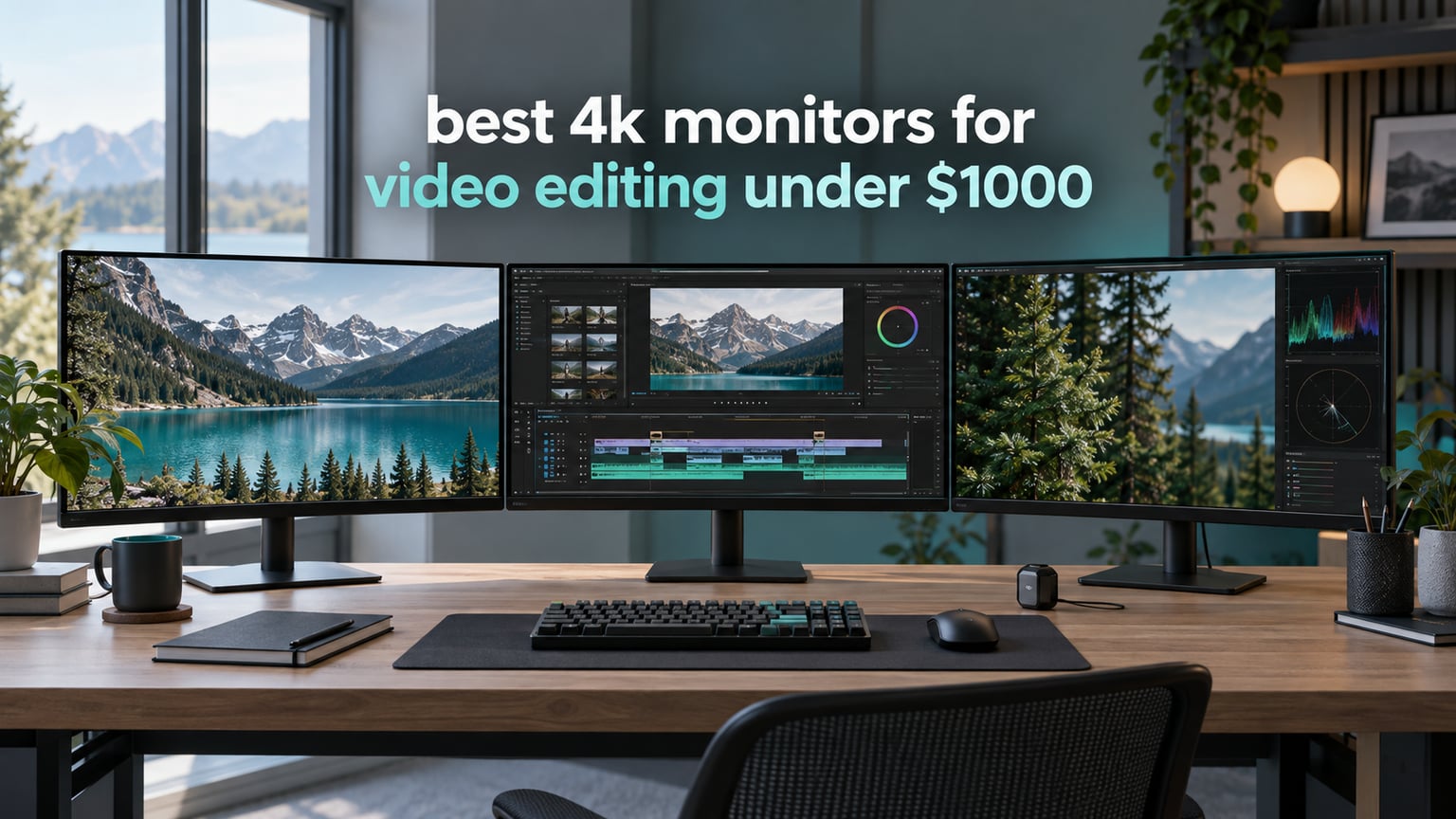 best 4k monitors for video editing under $1000