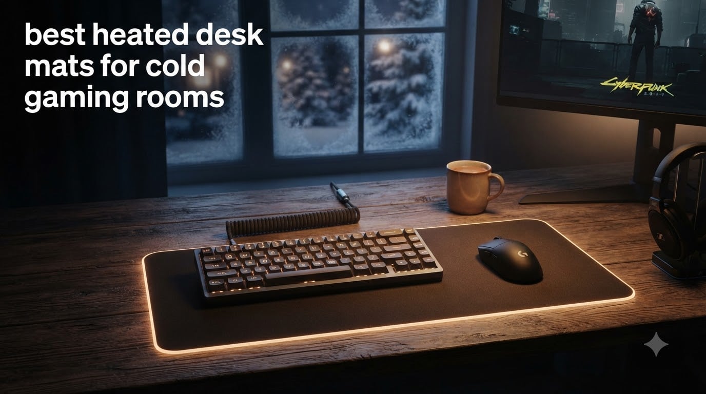 best heated desk mats for cold gaming rooms