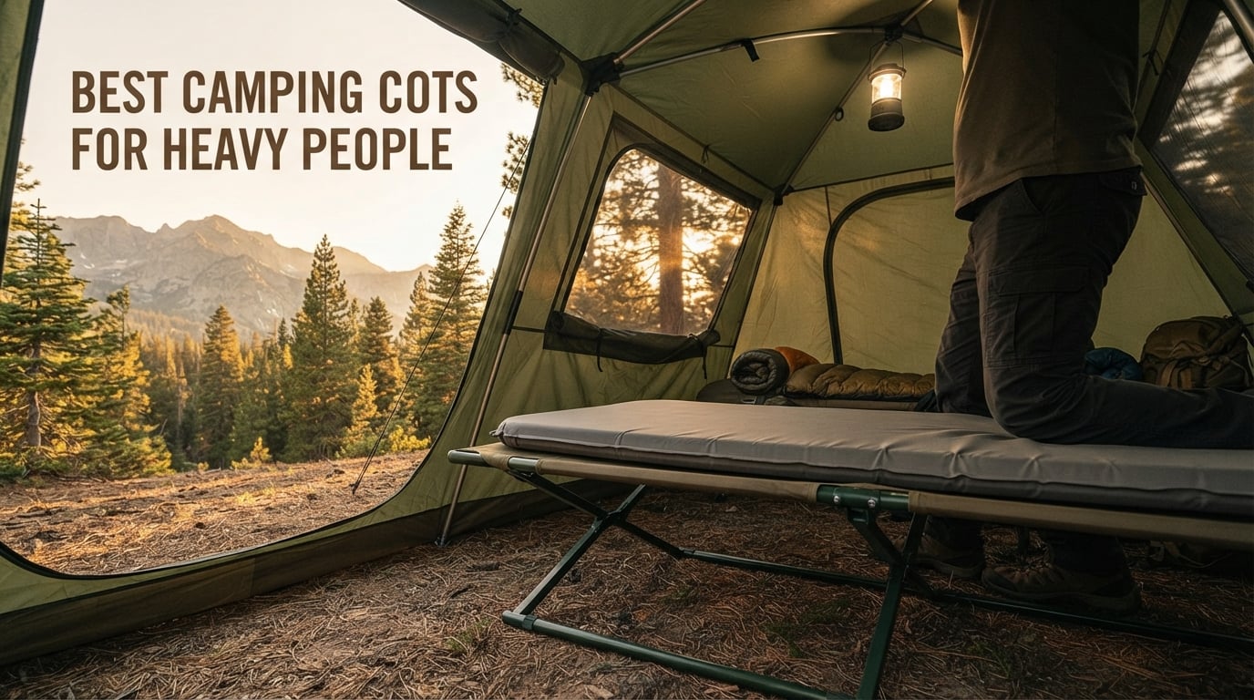 Best camping cots for heavy people