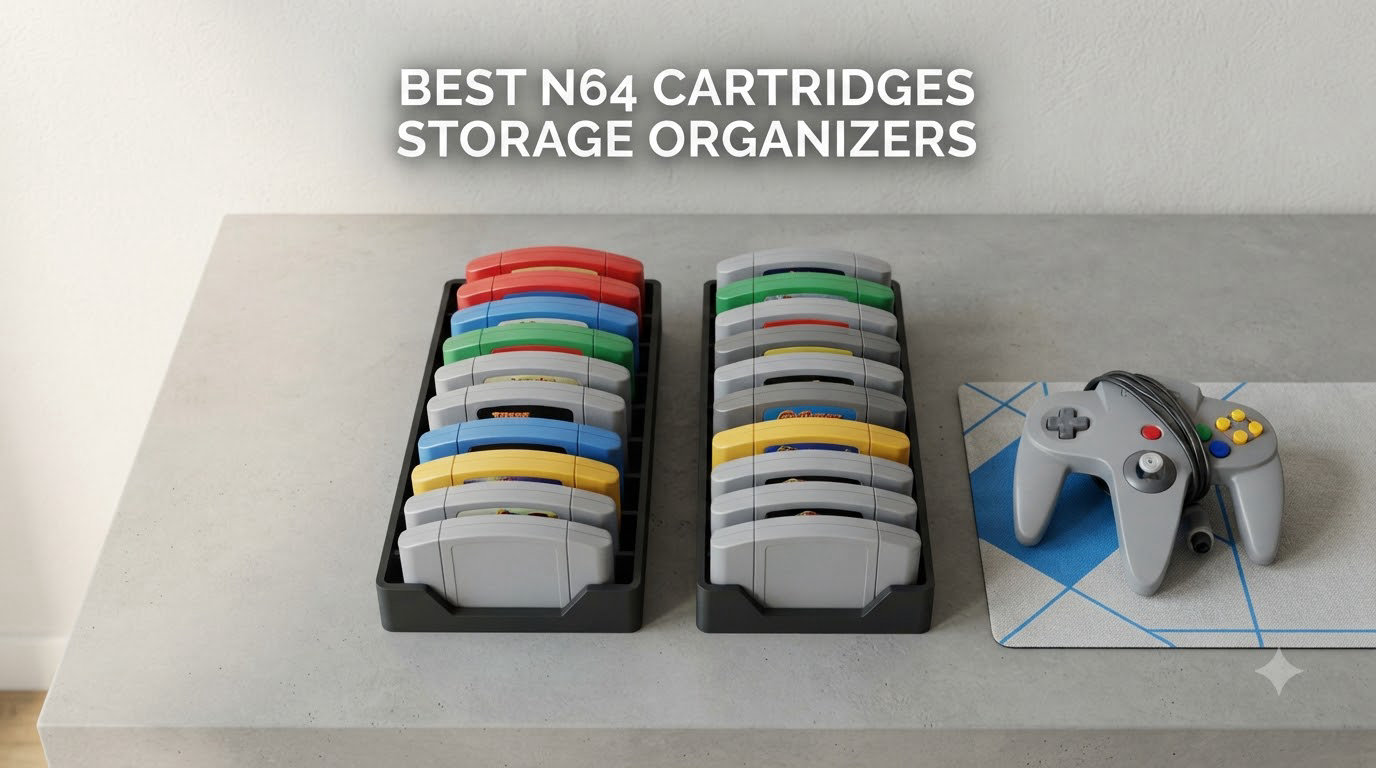 best n64 cartridges storage organizers