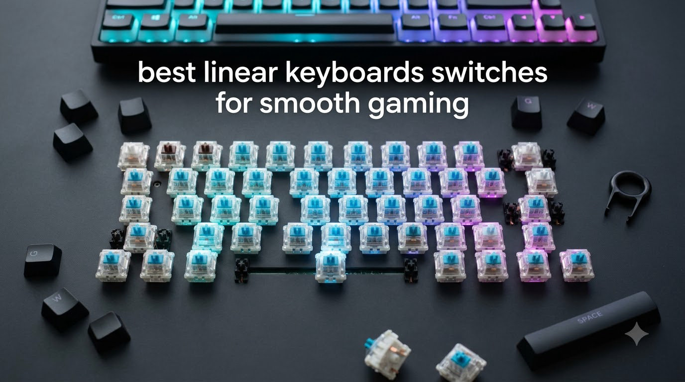 best linear keyboards switches for smooth gaming