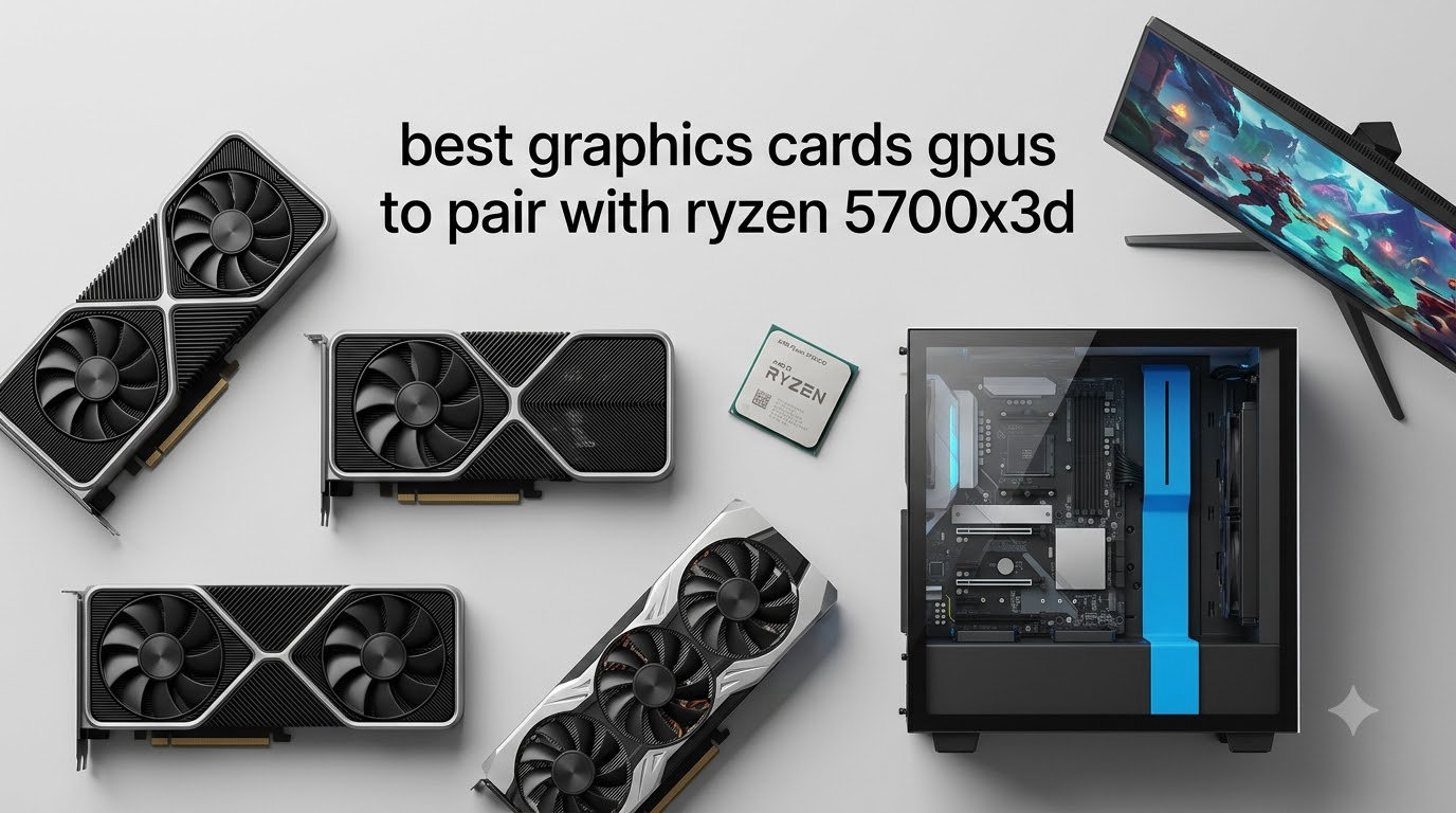 best graphics cards gpus to pair with ryzen 5700x3d