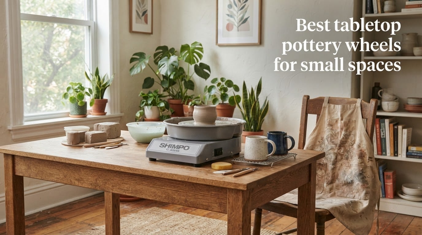 Best tabletop pottery wheels for small spaces