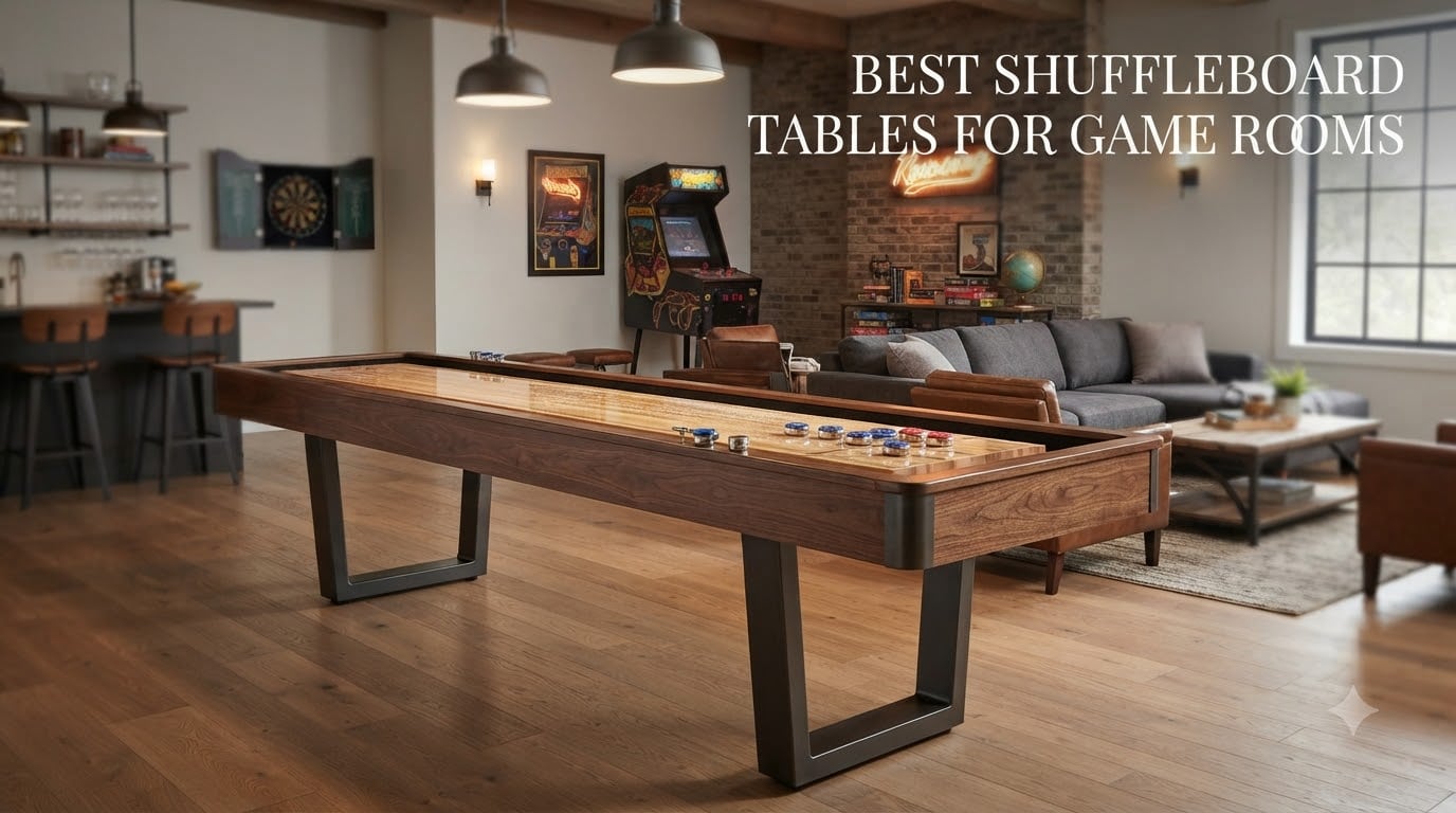 best shuffleboard tables for game rooms