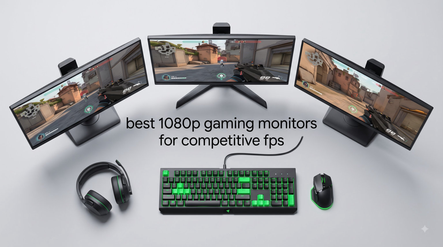 best 1080p gaming monitors for competitive fps