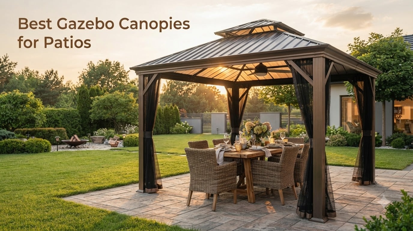Best gazebo canopies for patios