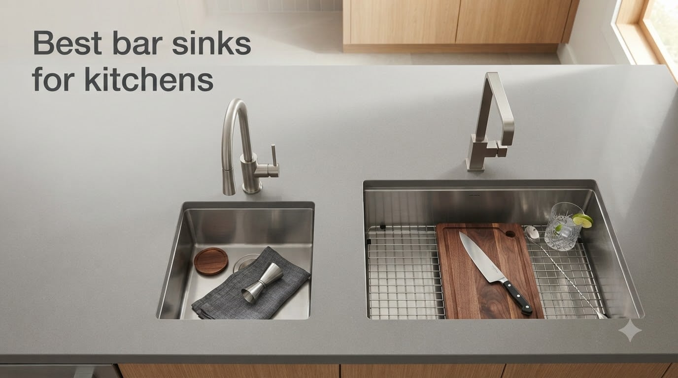 Best bar sinks for kitchens