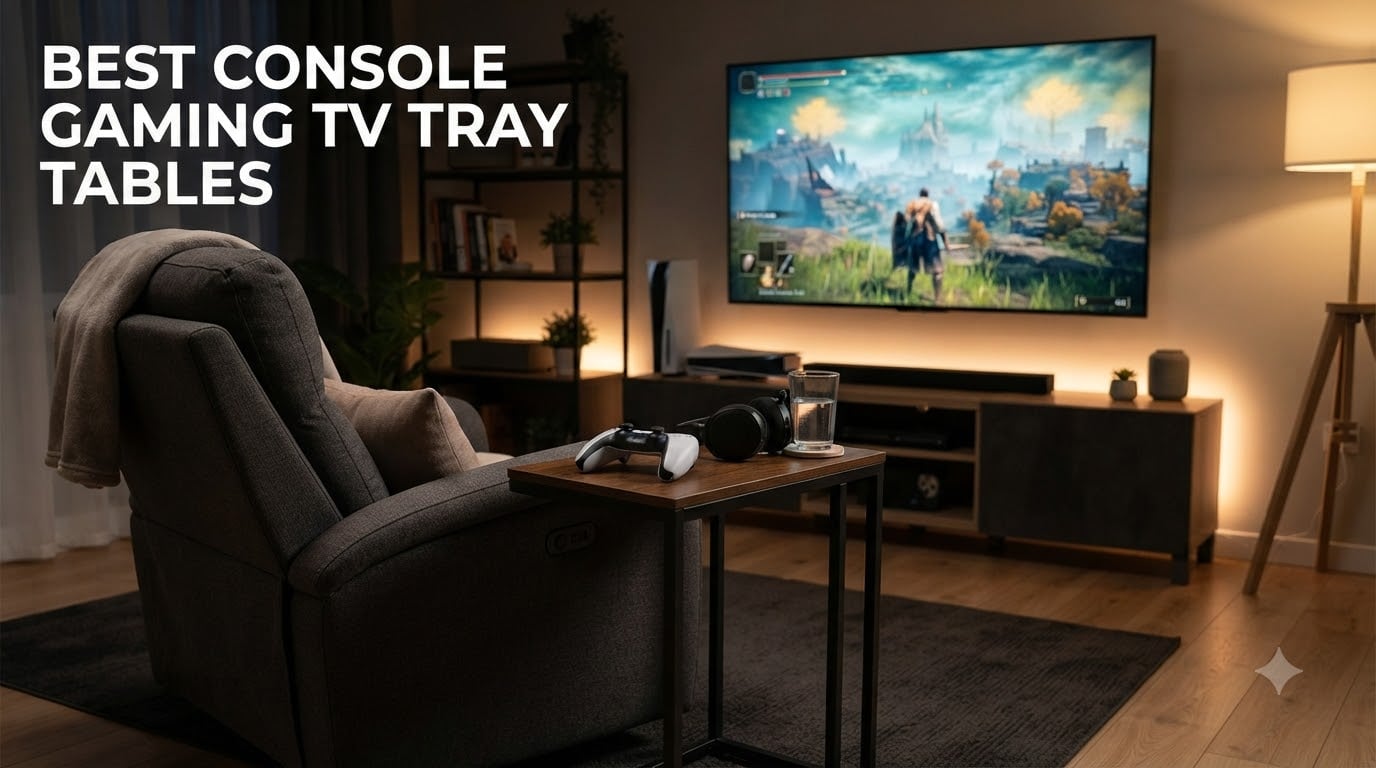 best console gaming tv tray tables