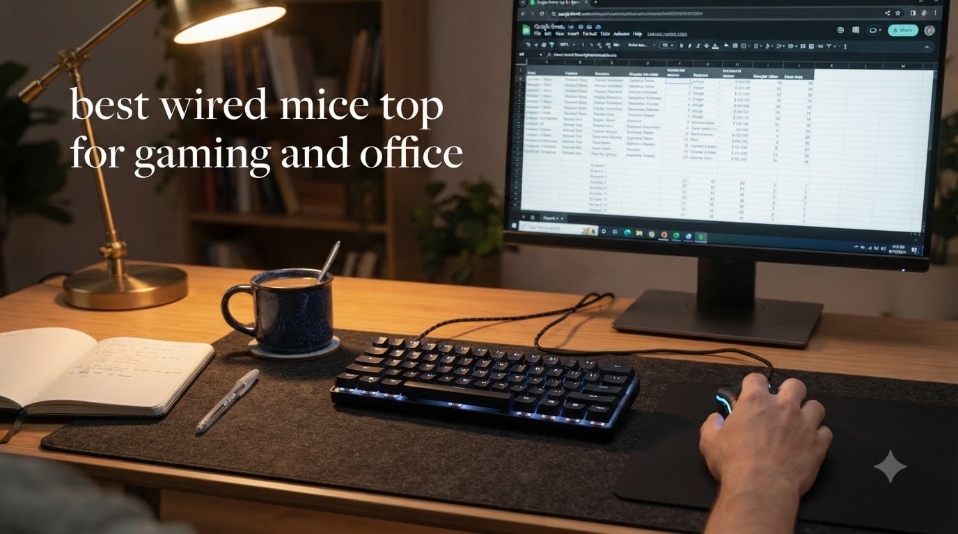 best wired mice top for gaming and office
