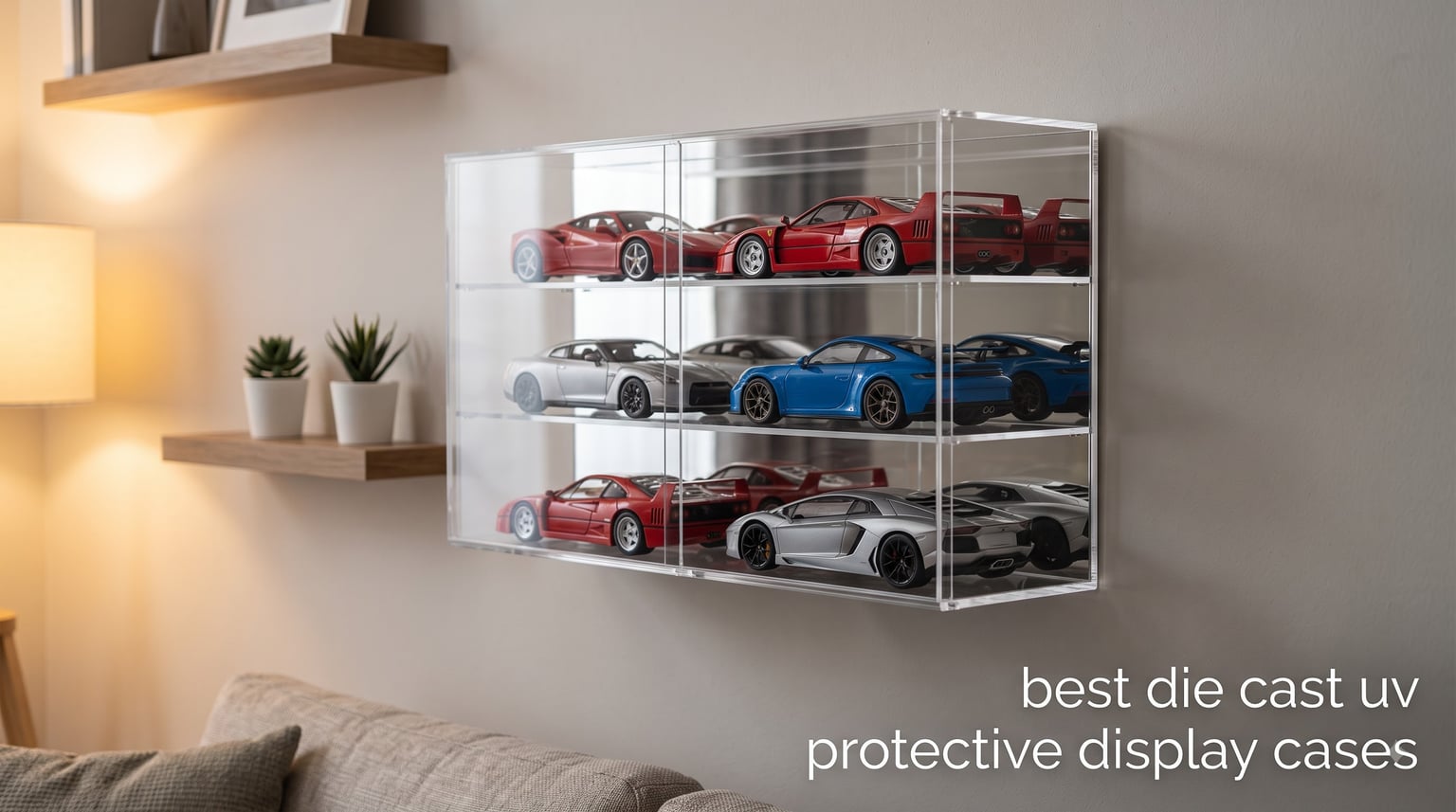 best die cast uv protective display cases
