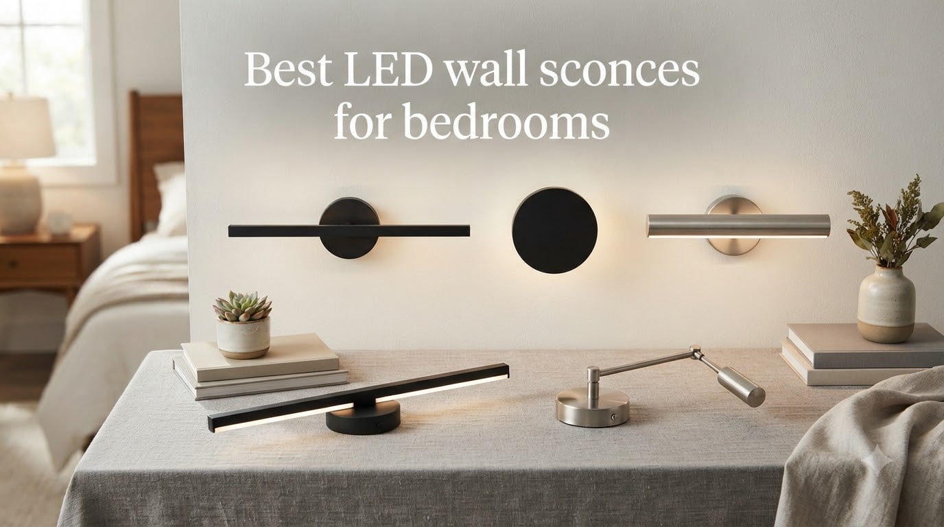 Best LED wall sconces for bedrooms