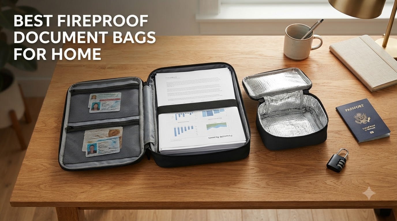 Best fireproof document bags for home