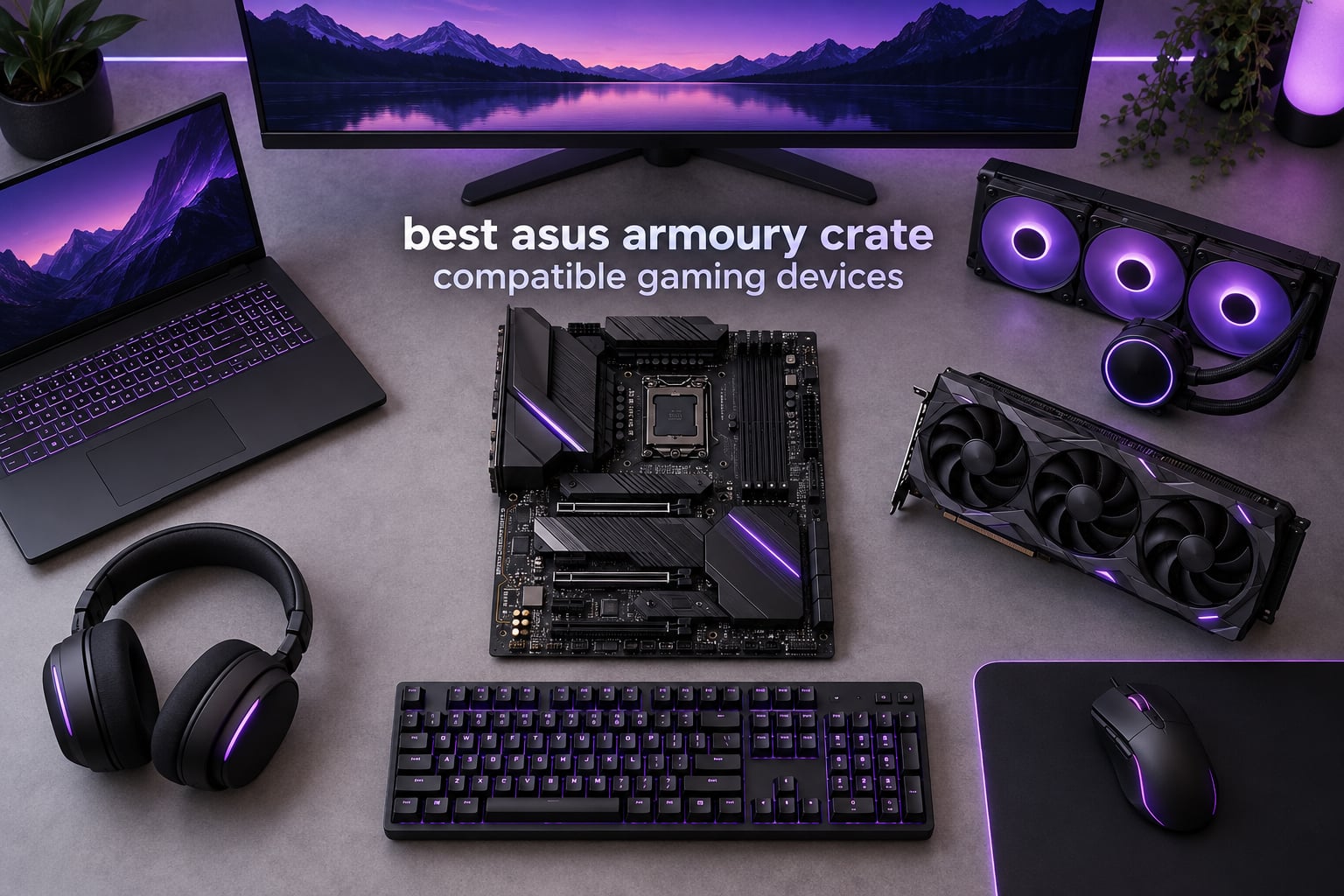 best asus armoury crate compatible gaming devices